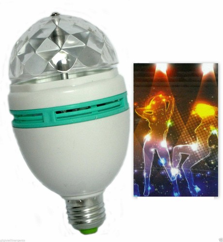 Lampada led rotante effetto - led,