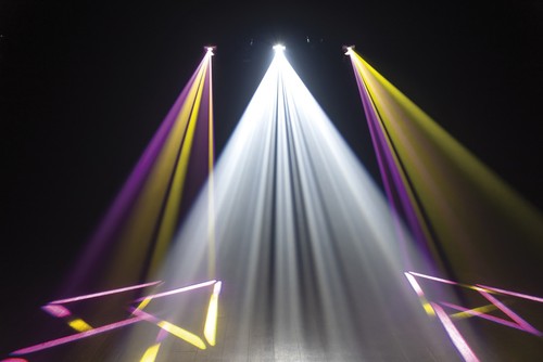 Effetto luce led scanner - a,