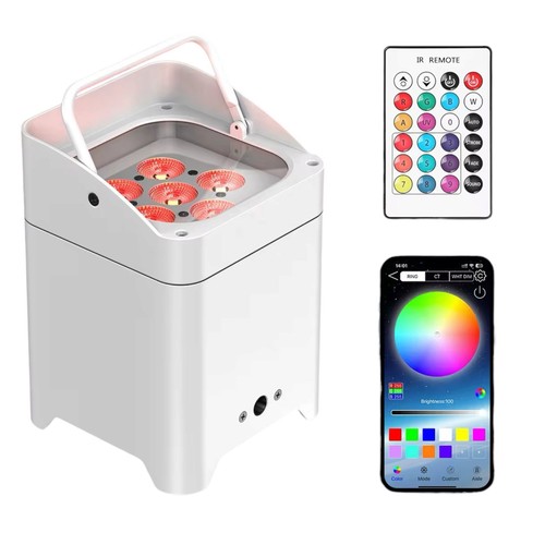 Faretto led batteria rgbw - batteria,